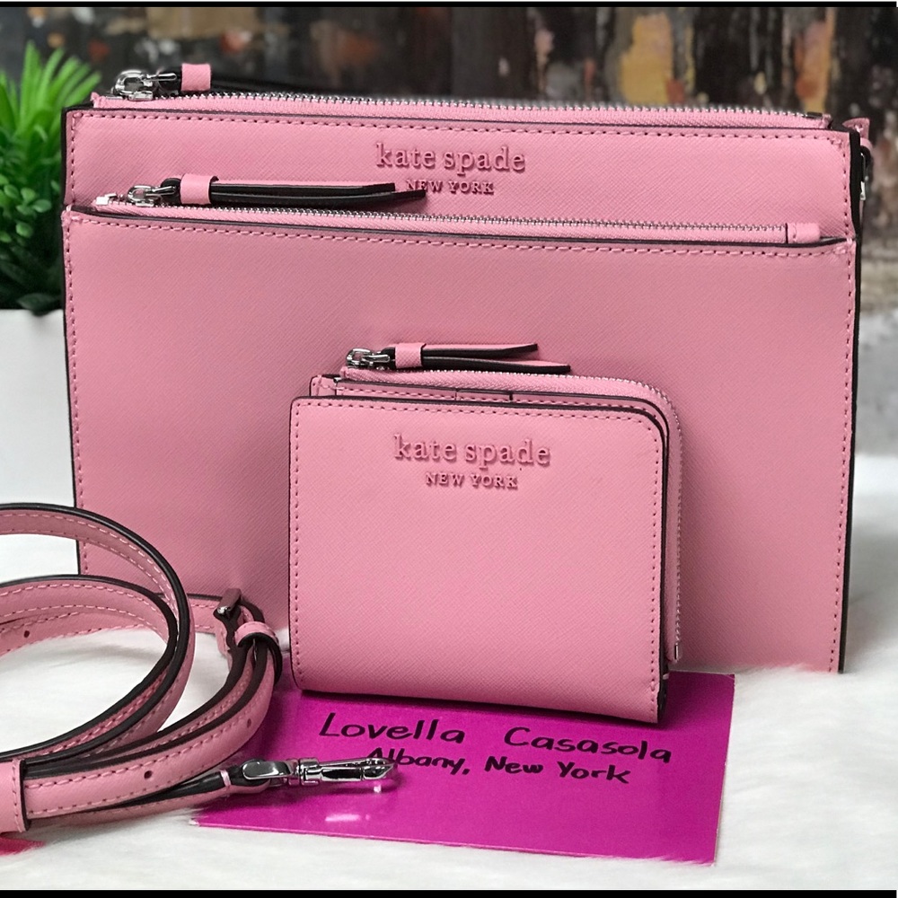 KATE SPADE CAMERON ZIP CROSSBODY & BIFOLD WALLET